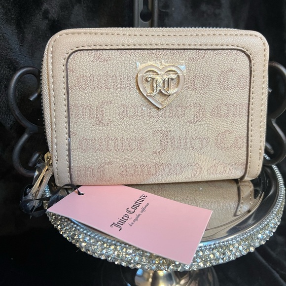 🩷🩷NWT-JUICY COUTURE CAFÈ FLAWLESS MEDIUM DOUBLE ZIP AROUND WALLET🩷🩷 - Picture 3 of 12